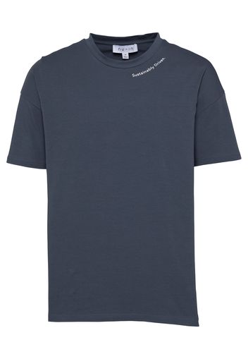 NU-IN Maglietta 'Sustainably Driven'  navy