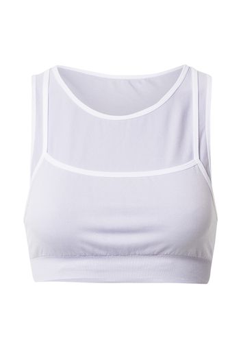 NU-IN Reggiseno sportivo  lilla pastello / bianco