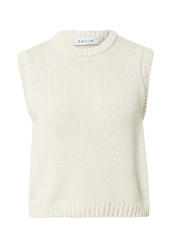 NU-IN Pullover  bianco lana