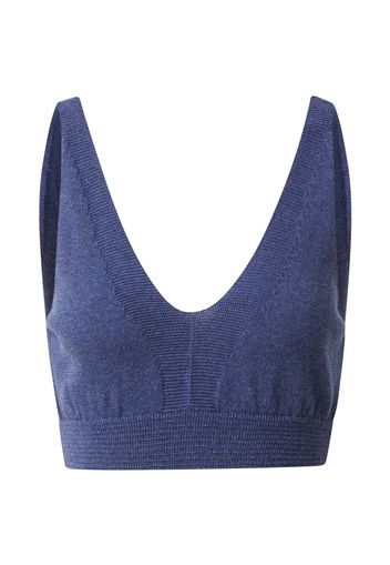 NU-IN Top in maglia  indaco