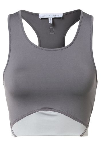 NU-IN Top sportivo  grigio / grigio chiaro