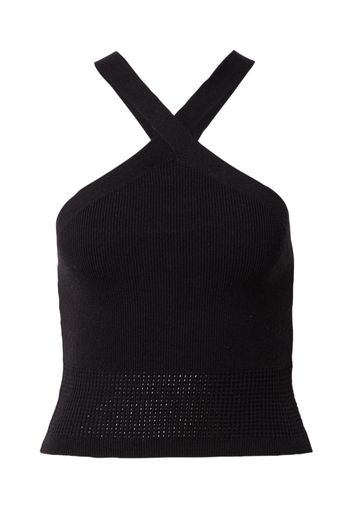 NU-IN Top in maglia  nero