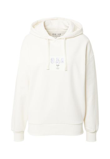 NU-IN Felpa  blu chiaro / offwhite