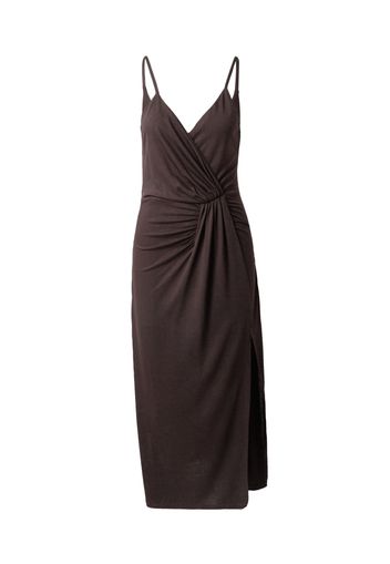 NU-IN Abito 'Jersey Midi Dress With Waist Twist Detai'  marrone scuro