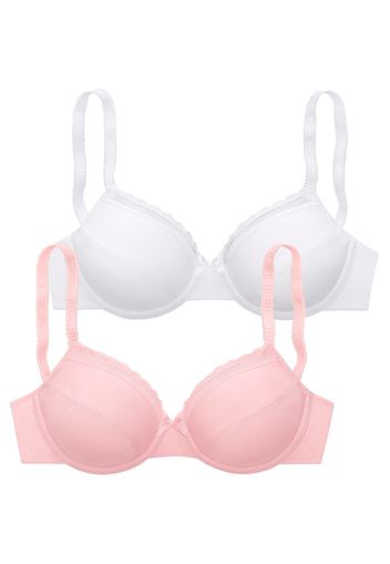 NUANCE Reggiseno  rosa pastello / bianco