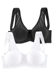 NUANCE Reggiseno  bianco / nero