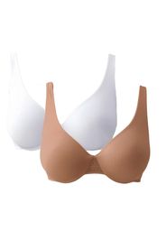 NUANCE Reggiseno  bianco / marrone