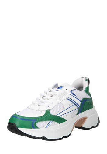 Nubikk Sneaker bassa 'Sneaker 'Ross'  blu / verde erba / bianco