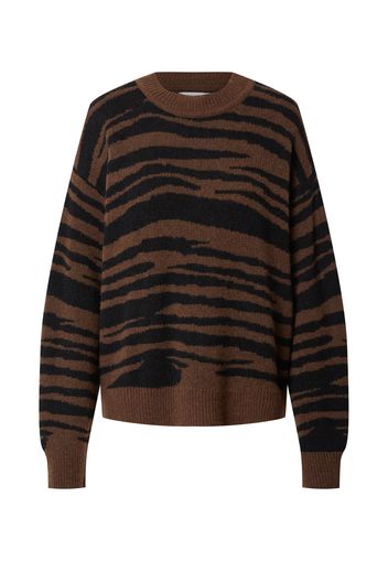 NUÉ NOTES Pullover 'VALENCE'  marrone / nero