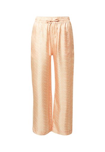 NUÉ NOTES Pantaloni 'CAROLA'  beige / arancione pastello / rosa