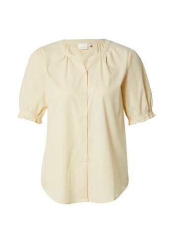 NÜMPH Camicia da donna 'ARDITH'  crema / giallo