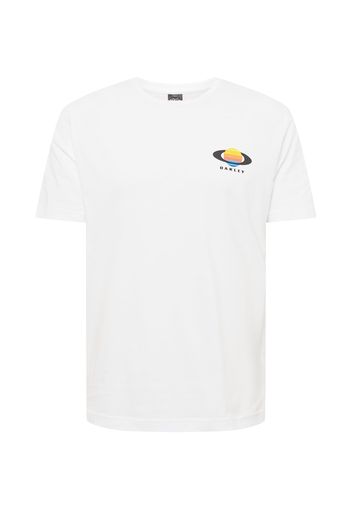 OAKLEY Maglia funzionale 'PLANET'  bianco / nero / colori misti