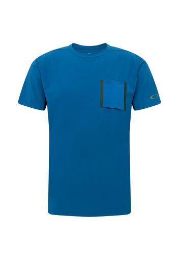 OAKLEY Maglia funzionale  blu scuro / verde scuro