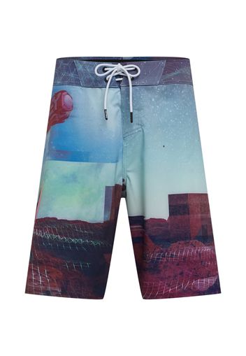 OAKLEY Pantaloncini da surf 'OUTER LIMITS 20'  turchese / bacca / indaco