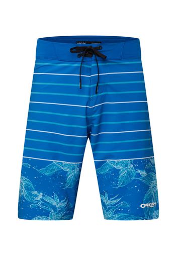 OAKLEY Pantaloncini da surf  blu scuro / turchese / bianco