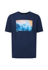 OAKLEY Maglia funzionale 'POSTCARD'  navy / turchese / zafferano / azzurro