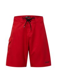 OAKLEY Pantaloncini da surf 'KANA'  rosso / nero