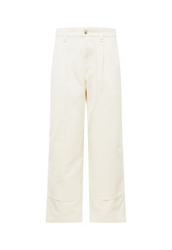 Obey Pantaloni con pieghe 'Turner'  bianco