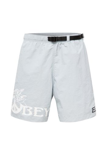 Obey Pantaloni  grigio / bianco