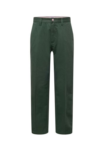 Obey Pantaloni con piega frontale  verde