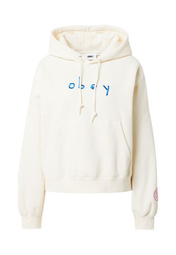 Obey Felpa 'Scribbled'  blu reale / rosso / bianco