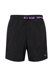 Obey Pantaloni  nero / lavanda / bianco