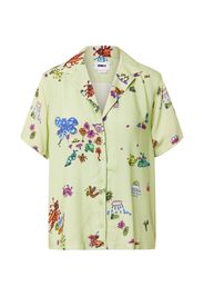 Obey Camicia da donna  verde chiaro / colori misti