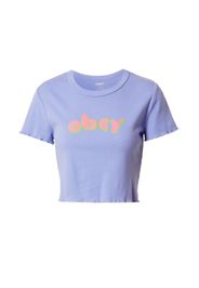 Obey Maglietta  verde chiaro / lilla / salmone