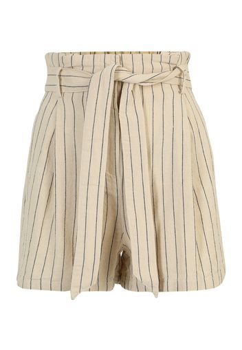 OBJECT Petite Pantaloni con pieghe 'NAMIR'  crema / blu scuro