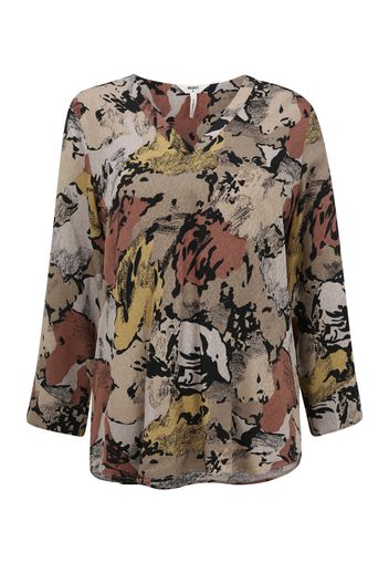 OBJECT Tall Camicia da donna 'STINE BAY'  beige sfumato / cipria / marrone / nero / giallo chiaro