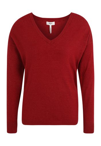OBJECT Tall Pullover 'THESS'  rosso carminio