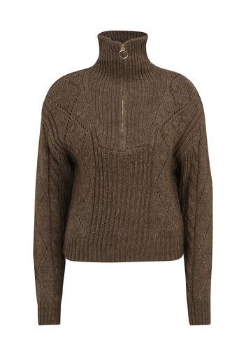 OBJECT Tall Pullover 'KELLY'  marrone