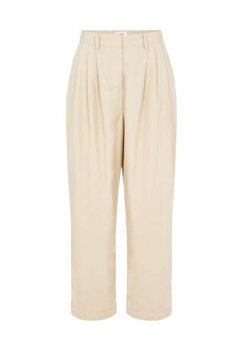 OBJECT Pantaloni con pieghe 'Nancy'  stucco