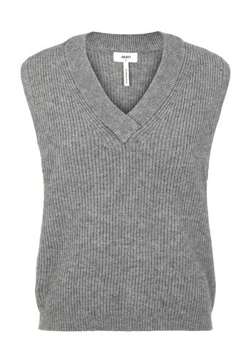 OBJECT Gilet in maglia 'Malena'  grigio sfumato