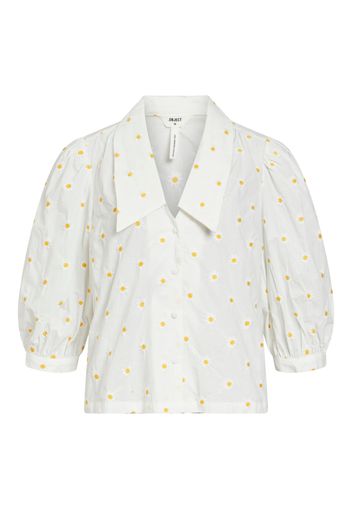 OBJECT Camicia da donna 'Tammy'  bianco / giallo