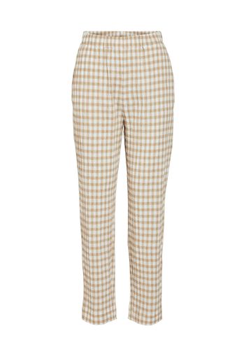 OBJECT Pantaloni 'Lara'  marrone chiaro / bianco / beige