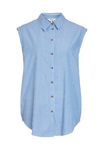 OBJECT Camicia da donna 'ALVA'  blu fumo / bianco