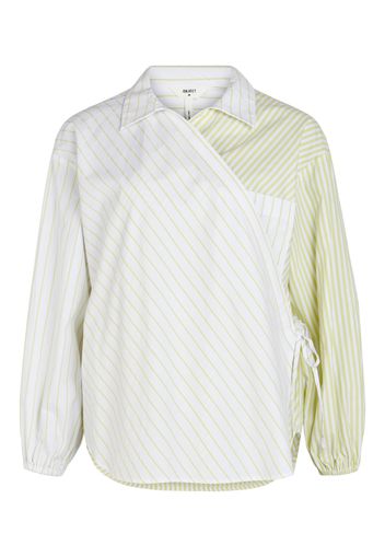 OBJECT Camicia da donna 'DOLORES'  bianco / giallo