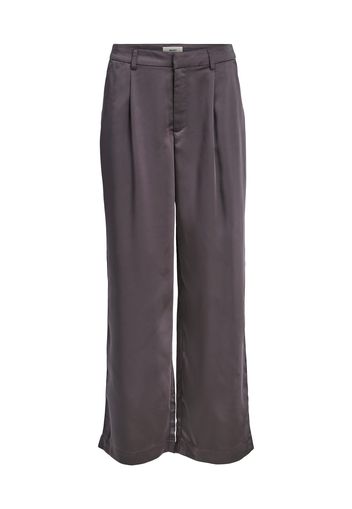 OBJECT Pantaloni con pieghe 'DEBRA'  grigio scuro