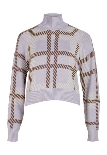 OBJECT Pullover 'MAGGIE'  crema / marrone scuro / lavanda