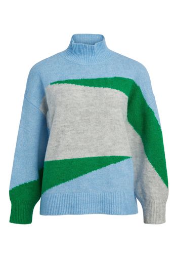 OBJECT Pullover 'GEROMIN'  blu chiaro / verde / bianco