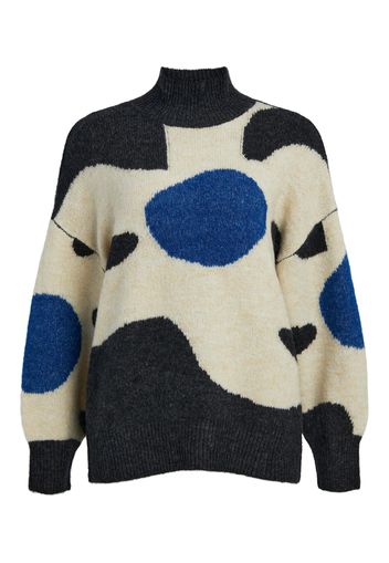 OBJECT Pullover 'GEROMIN'  crema / blu reale / nero