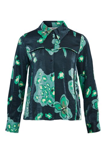 OBJECT Camicia da donna 'Flora'  giallo / verde