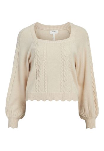 OBJECT Pullover 'Ruth'  sabbia / grigio