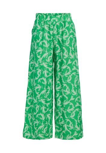 OBJECT Pantaloni 'Rio'  verde / bianco
