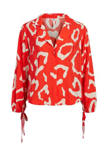 OBJECT Camicia da donna 'JACIRA'  rosso arancione / offwhite