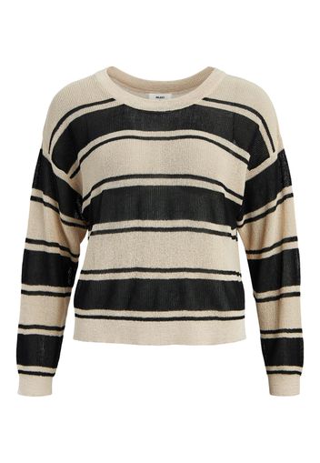 OBJECT Pullover 'Kalyna'  crema / nero