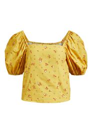 OBJECT Camicia da donna 'Rose'  giallo oro / bianco / arancione scuro