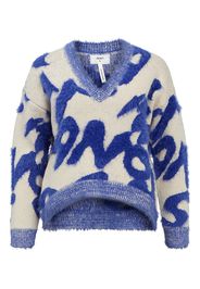 OBJECT Pullover 'EVIE'  crema / blu reale / blu colomba