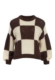 OBJECT Pullover 'Abelone'  crema / cioccolato